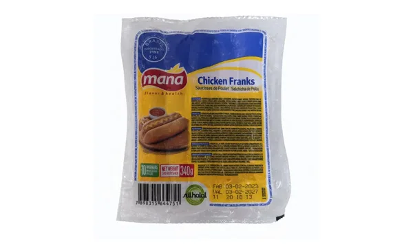 Salchicha de Pollo Mana (340g)