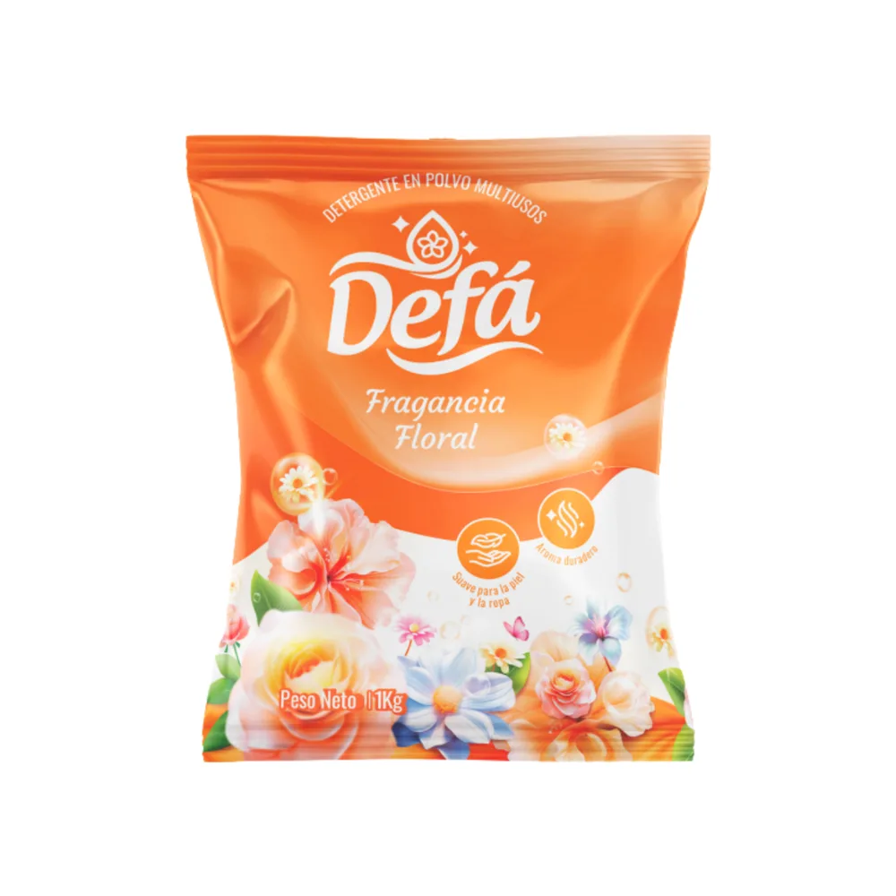 Detergente en polvo Defa Fragancia Floral (500g)